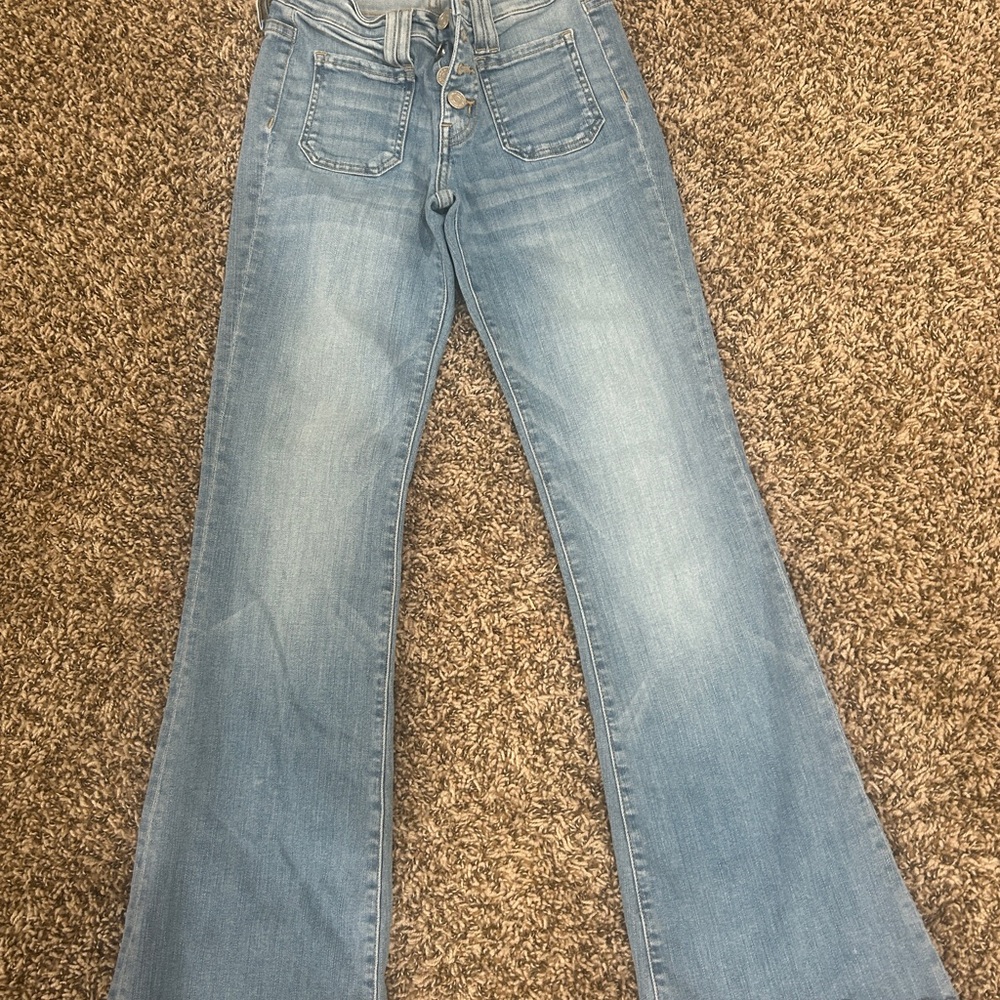 Flying Monkey Mid-Rise Flare Stretch Jean